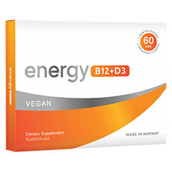 Daglig energi - B12 + D3
