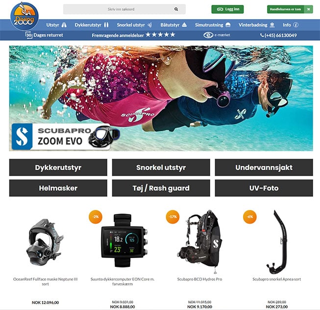 Diving 2000 - Scuba and diving equipment