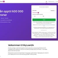 Myloan24 Norge forside
