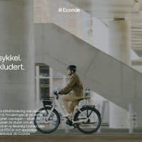 Screenshot av Ecorides nettbutikk