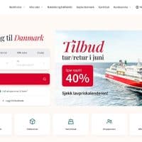 fjordline bestille ferge danmark